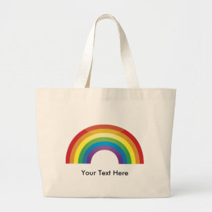 Classic Rainbow Totes- Custom, Personalised Large Tote Bag