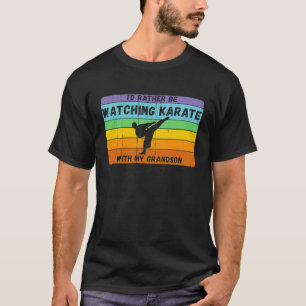 Classic Rather Be Karate With Grandson Vintage Kar T-Shirt