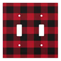 Classic Red and Black Buffalo Plaid Pattern