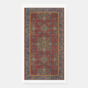 Classic Red and Blue,Persian Rug Carpet Pattern Napkin