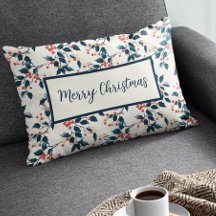 Classic Red and Green Holly Berries Christmas