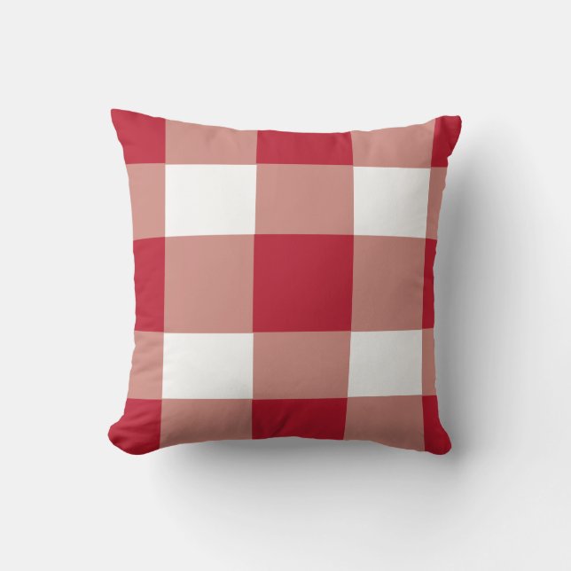 Classic Red Buffalo check Cushion (Front)