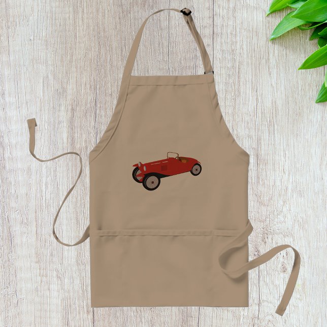 Classic Red Car Apron (Creator Uploaded)