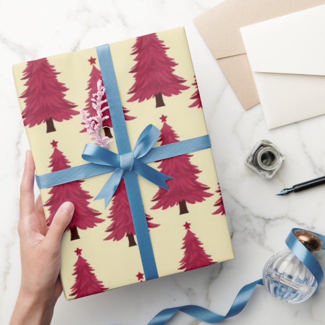 Classic Red Elegance Christmas  Wrapping Paper (Gifting)