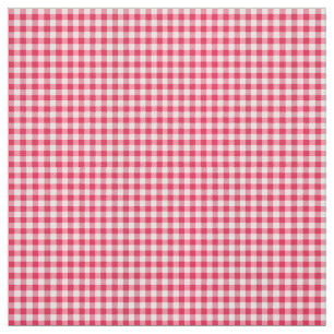 Classic Red Gingham Country Pattern Fabric
