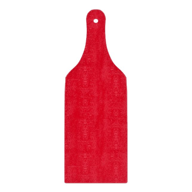 CLASSIC RED Glass Paddle  Cutting Board (Front)