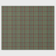 Classic Red & Green Scottish Tartan Plaid Pattern