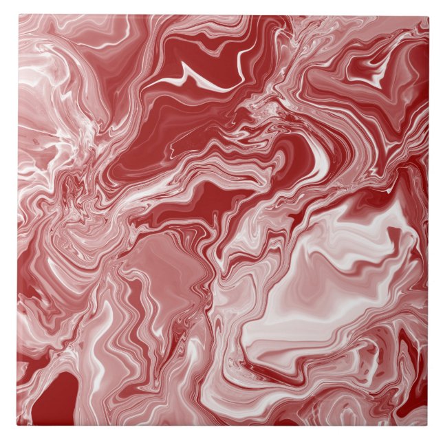 Classic Red Marble Tile (Front)