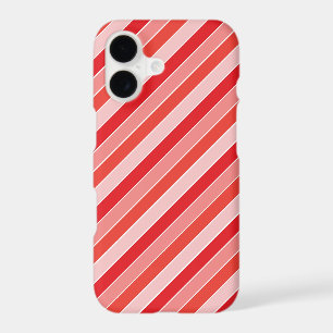 Classic Red Orange Pajama Stripes Pattern