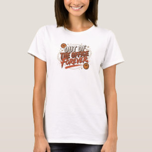 Classic Red OUT OF OFFICE Original Design T-Shirt
