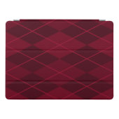 Classic Red Oxblood Argyle Pattern iPad Pro Cover (Horizontal)