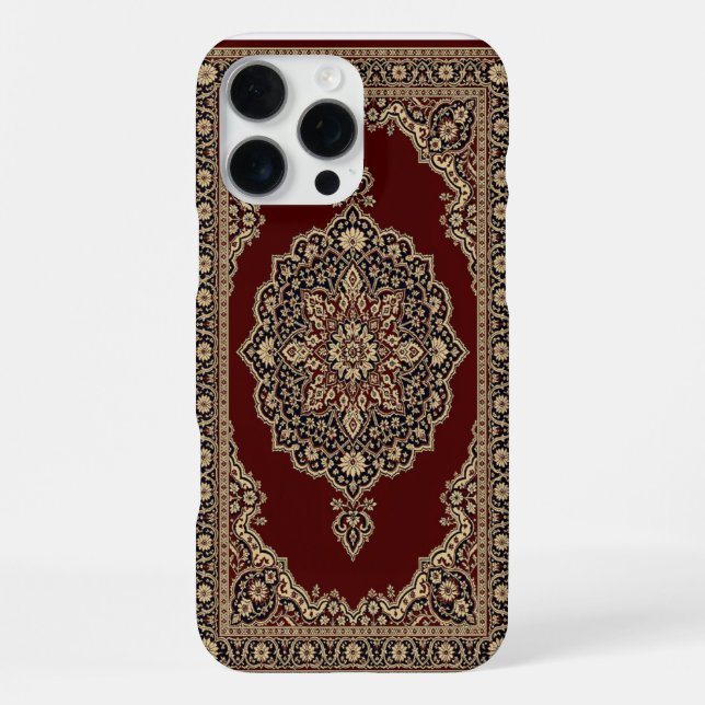 Classic Red Persian Rug Phone Case – Medallion II (Back)