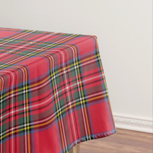 Classic Red Plaid  Tablecloth