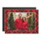 Classic Red Plaid Tartan Christmas Photo Magnet
