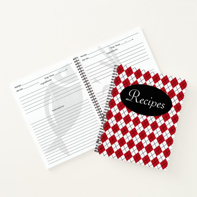 Classic Red Recipe Book (Inside)