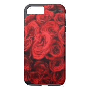 Classic Red Roses Tough iPhone 7 Plus Case