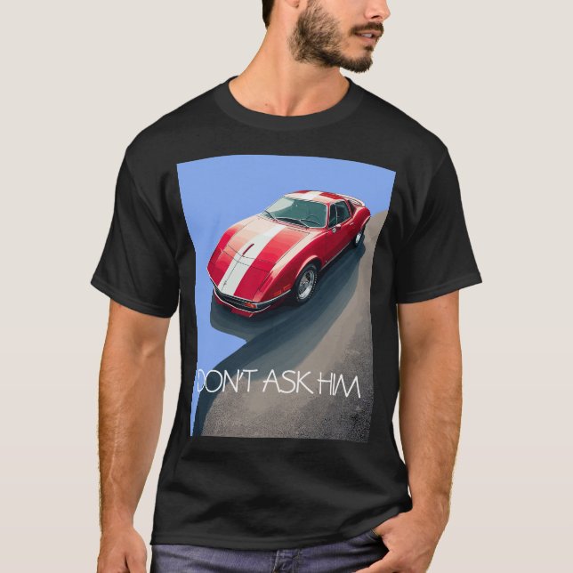 Classic RED Sports Car  T-Shirt (Front)
