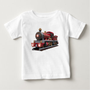 Classic Red Steam Train – Adventure Kids T-Shirt
