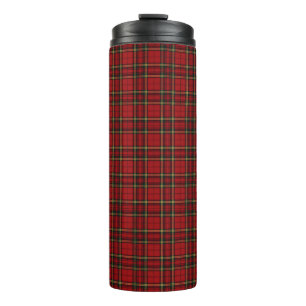 Classic Red Tartan Plaid Thermal Tumbler
