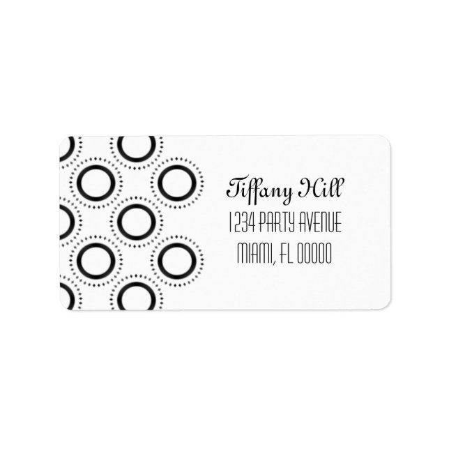 Classic Refinement Address Labels (Front)