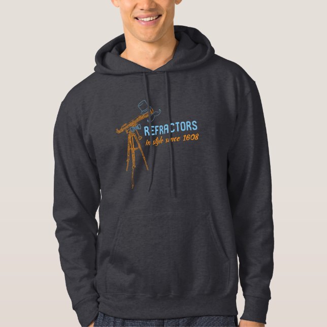CLASSIC REFRACTOR TELESCOPE STYLE HOODIE (Front)