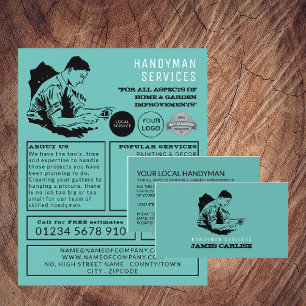 Classic Repairman, Handyman Business Card
