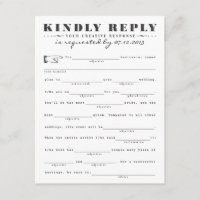 Classic Response Card