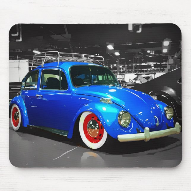 Classic RestoMod Beetle Mouspad Mouse Mat (Front)