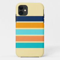 Classic Retro 70s Vintage Style Stripes