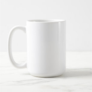 Classic Retro All White  Coffee Mug