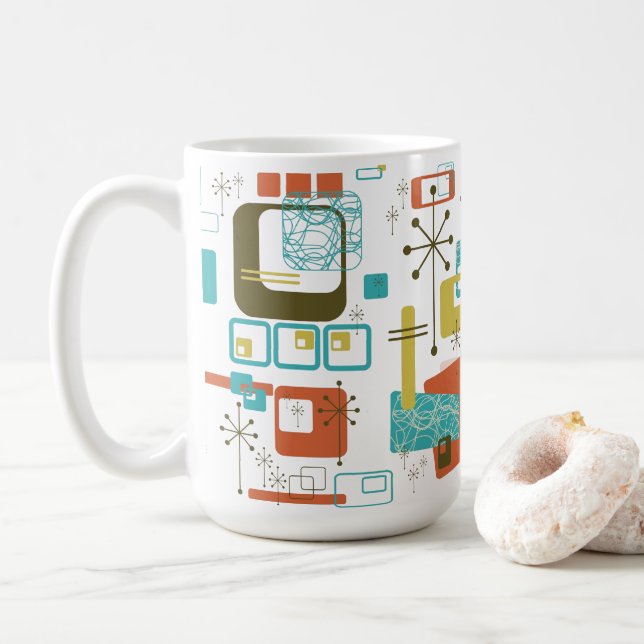 Classic Retro Coffee Mug (With Donut)