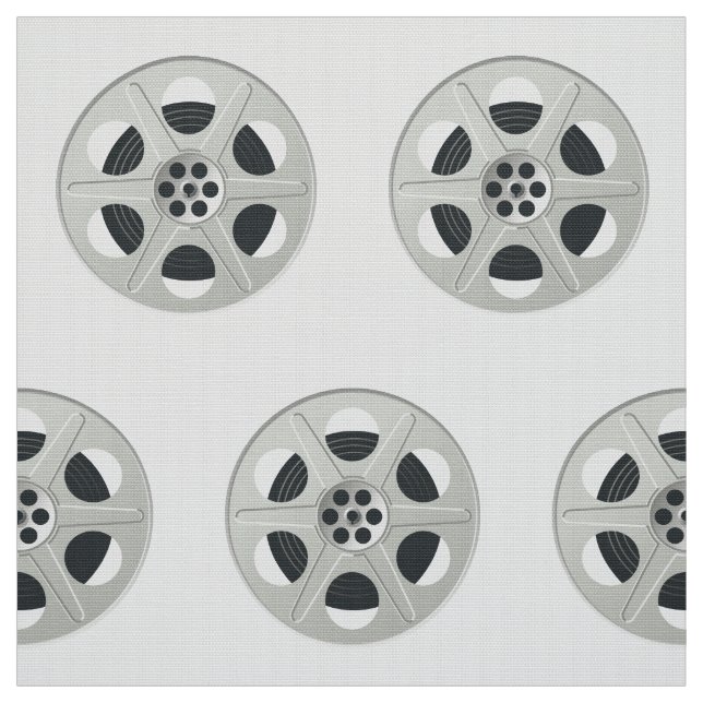 CLASSIC RETRO FILM REEL MOTIF FABRIC (Swatch)