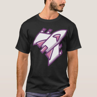 Classic retro game spaceship funny T-Shirt