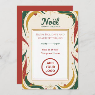 Classic Retro Noël   Branding Suite Edition Holiday Card
