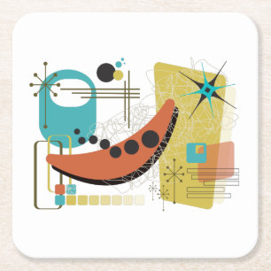 Classic Retro Redux Paper Coaster