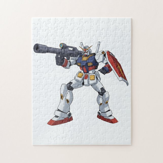 Classic Retro RX-78-2 Gundam Mecha Anime Illustrat Jigsaw Puzzle (Vertical)