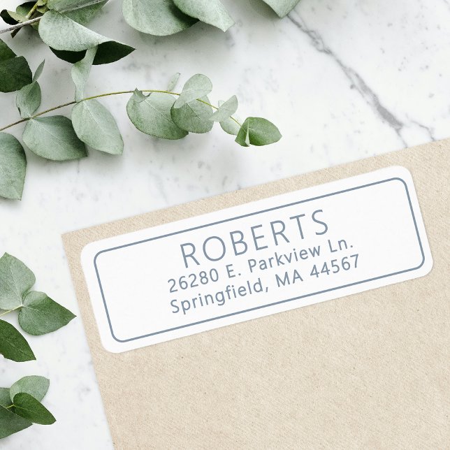 Classic Return Address Label (Creator Uploaded)