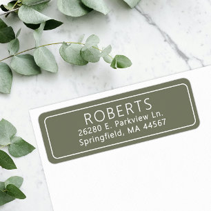 Classic Return Address Label