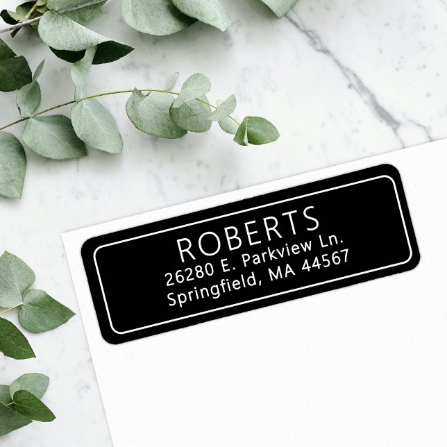 Classic Return Address Label (Creator Uploaded)