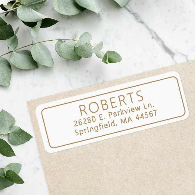 Classic Return Address Label (Creator Uploaded)