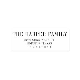 Classic Return Address Stamp