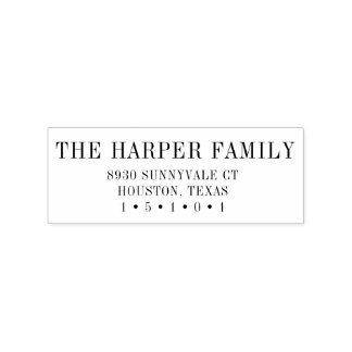 Classic Return Address Stamp