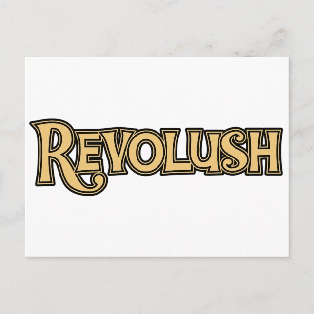 Classic Revolush Logo Postcard (Front)