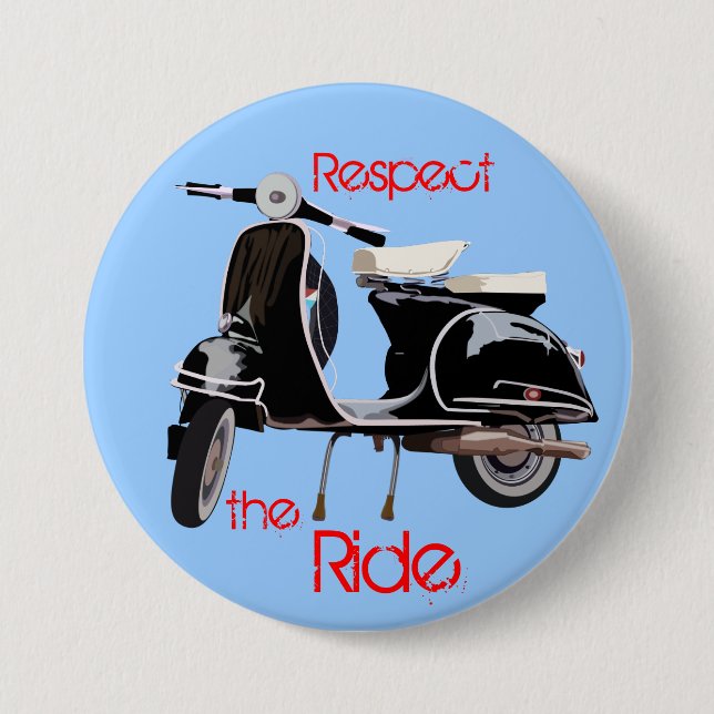 classic ride 7.5 cm round badge (Front)