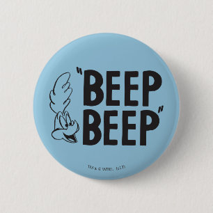 Classic ROAD RUNNER™ BEEP BEEP!™ 6 Cm Round Badge