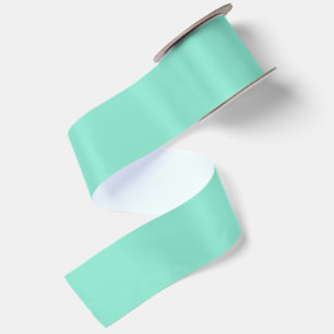 Classic Robbin Egg Blue Solid Pastel Colour Satin Ribbon