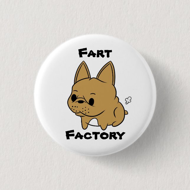 Classic Rocco Fart Factory Button (Front)