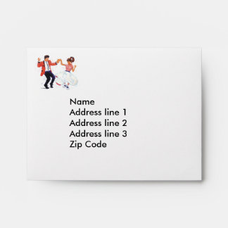 Classic Rock and Roll Dancer Envelopes