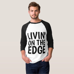Classic Rock, LIVIN' ON THE EDGE Vintage T-shirts
