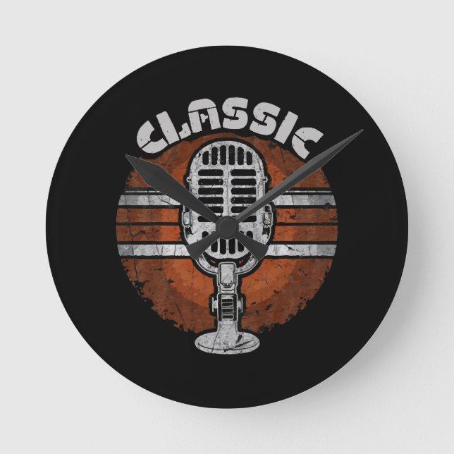 Classic-rock Round Clock (Front)